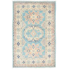 Tappeto Kazak Afghanistan 83x126 Azzurro Crema