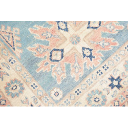 Tappeto Kazak Afghanistan 83x126 Azzurro Crema