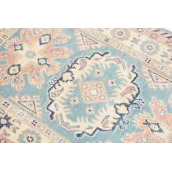 Tappeto Kazak Afghanistan 83x126 Azzurro Crema