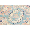 Tappeto Kazak Afghanistan 83x126 Azzurro Crema