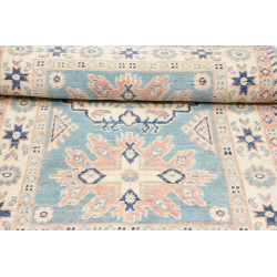 Tappeto Kazak Afghanistan 83x126 Azzurro Crema