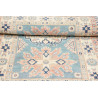 Tappeto Kazak Afghanistan 83x126 Azzurro Crema