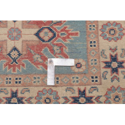 Tappeto Kazak Afghanistan 83x126 Azzurro Crema