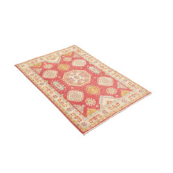 Tappeto Kazak Afghanistan 83x124 Rosso Terracot