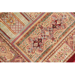 Tappeto Ghom Seta Persia 82x117 Rosso Bordeaux