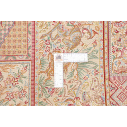 Tappeto Ghom Seta Persia 82x117 Rosso Bordeaux