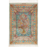 Tappeto Ghom Seta Persia 80x117 Verde Acqua Ver
