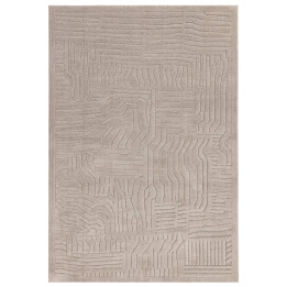 Tappeto Valley geometrico beige neutro e tortora