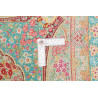 Tappeto Ghom Seta Persia 80x117 Verde Acqua Ver