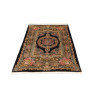 Tappeto Ghom Seta Persia 100x150 Nero Oro Rosa