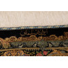Tappeto Ghom Seta Persia 100x150 Nero Oro Rosa