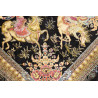 Tappeto Ghom Seta Persia 60x92 Nero Oro Beige R