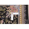 Tappeto Ghom Seta Persia 60x92 Nero Oro Beige R