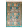 Tappeto Ghom Seta Persia 56x90 Turchese Beige O