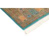 Tappeto Ghom Seta Persia 56x90 Turchese Beige O