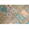 Tappeto Ghom Seta Persia 56x90 Turchese Beige O