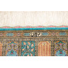 Tappeto Ghom Seta Persia 56x90 Turchese Beige O