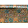 Tappeto Ghom Seta Persia 56x90 Turchese Beige O