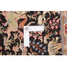 Tappeto Ghom Seta Persia 69x89 Nero Bordeaux Bl