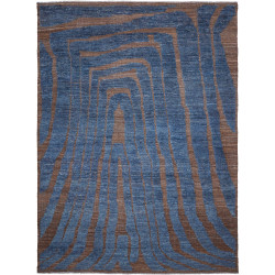 Tappeto Gabbeh Marrakech Pakistan 272x378 Blu P