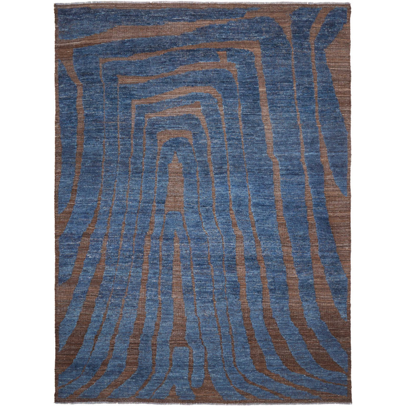 Tappeto Gabbeh Marrakech Pakistan 272x378 Blu P