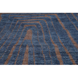 Tappeto Gabbeh Marrakech Pakistan 272x378 Blu P