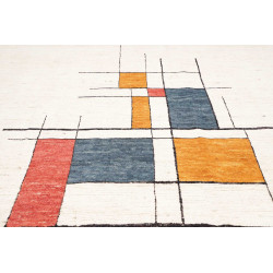 Tappeto Gabbeh Marrakech Pakistan 260x314 Bianc