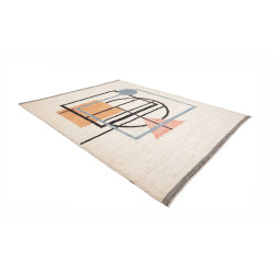 Tappeto Gabbeh Marrakech Pakistan 250x305 Bianc
