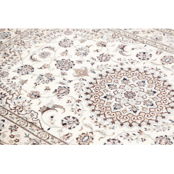 Tappeto Nain 6la Persia 123x188 Avorio Blu Polv