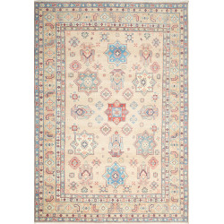 Tappeto Kazak Afghanistan 189x272 Beige Crema A