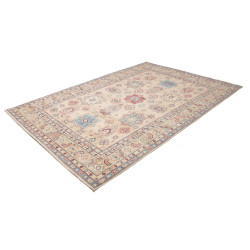 Tappeto Kazak Afghanistan 189x272 Beige Crema A