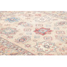 Tappeto Kazak Afghanistan 189x272 Beige Crema A