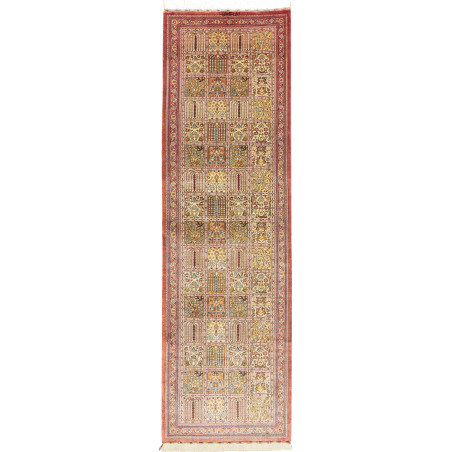 Tappeto Ghom Seta Persia 62x204 Rosso Terracott