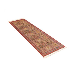 Tappeto Ghom Seta Persia 62x204 Rosso Terracott