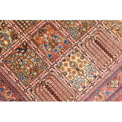 Tappeto Ghom Seta Persia 62x204 Rosso Terracott