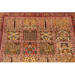 Tappeto Ghom Seta Persia 62x204 Rosso Terracott