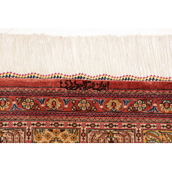 Tappeto Ghom Seta Persia 62x204 Rosso Terracott