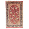 Tappeto Ghom Seta Persia 133x202 Rosso Scarlatt