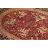 Tappeto Ghom Seta Persia 133x202 Rosso Scarlatt