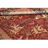 Tappeto Ghom Seta Persia 133x202 Rosso Scarlatt