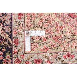 Tappeto Ghom Seta Persia 133x202 Rosso Scarlatt