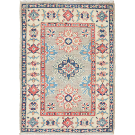 Tappeto Kazak Afghanistan 63x88 Grigio Beige Cr