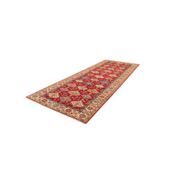 Tappeto Kazak Fine Pakistan 154x389 Rosso Inten