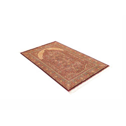 Tappeto Ghom Seta Persia 101x156 Rosso Bordeaux