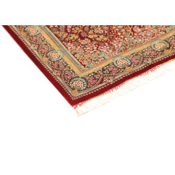 Tappeto Ghom Seta Persia 58x87 Rosso Bordeaux O