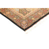 Tappeto Ghom Seta Persia 98x158 Nero Beige Oro