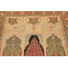 Tappeto Ghom Seta Persia 98x158 Nero Beige Oro
