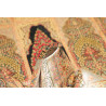 Tappeto Ghom Seta Persia 98x158 Nero Beige Oro