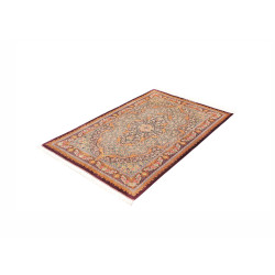 Tappeto Ghom Seta Persia 102x153 Verde Acqua Bo