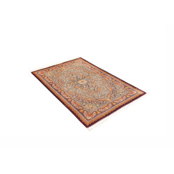 Tappeto Ghom Seta Persia 102x153 Verde Acqua Bo